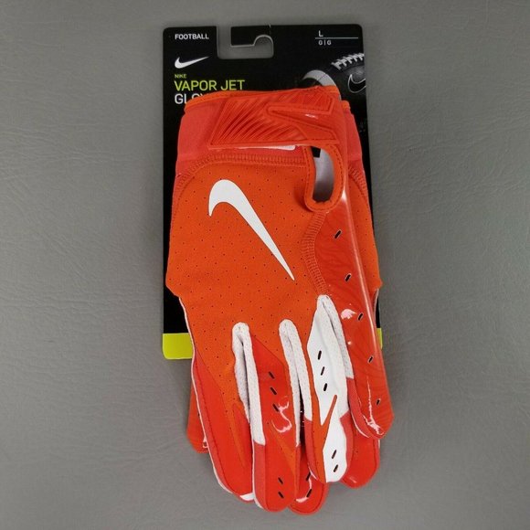 nike orange football gloves